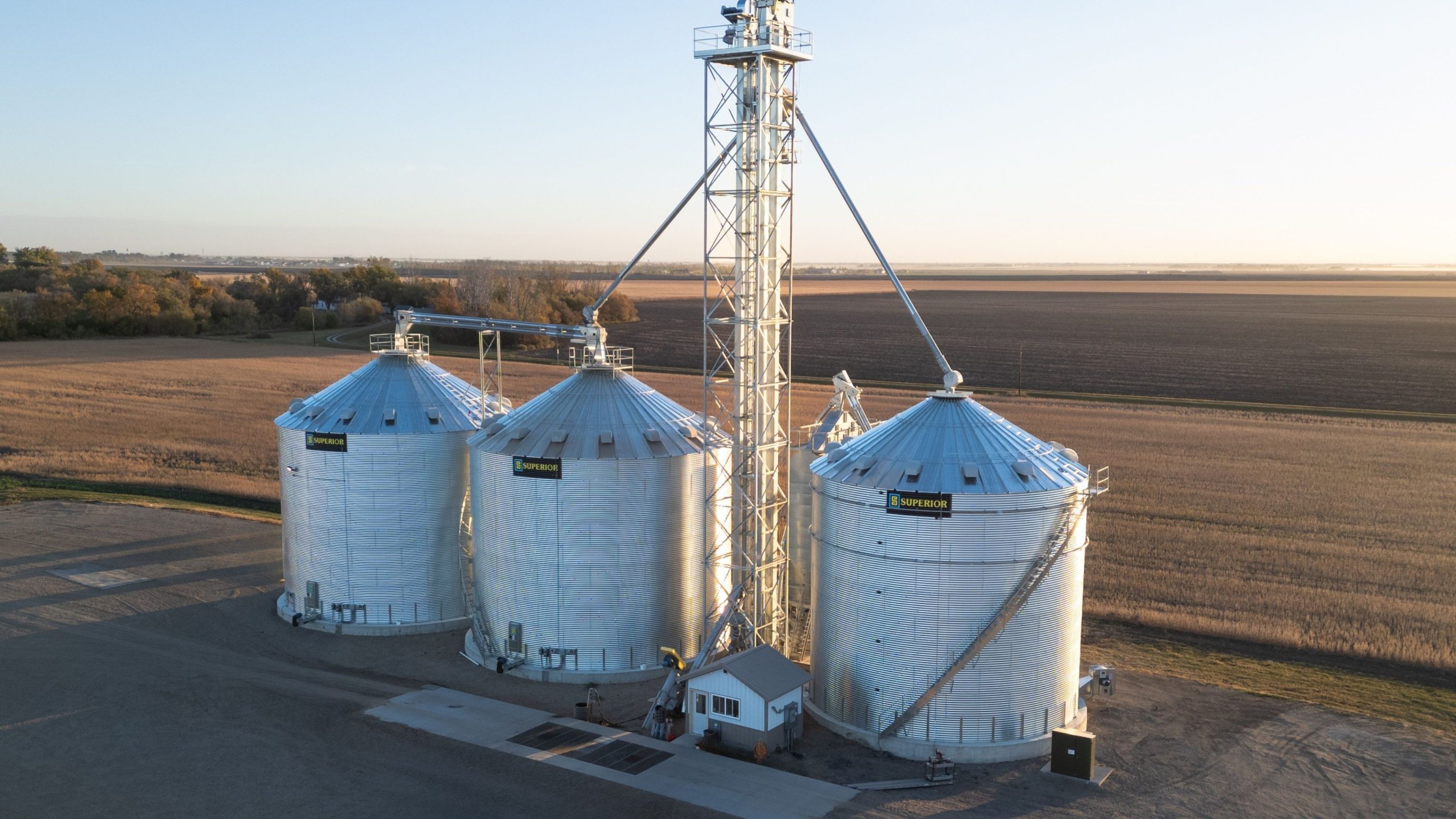 on farm corn drying storage facility