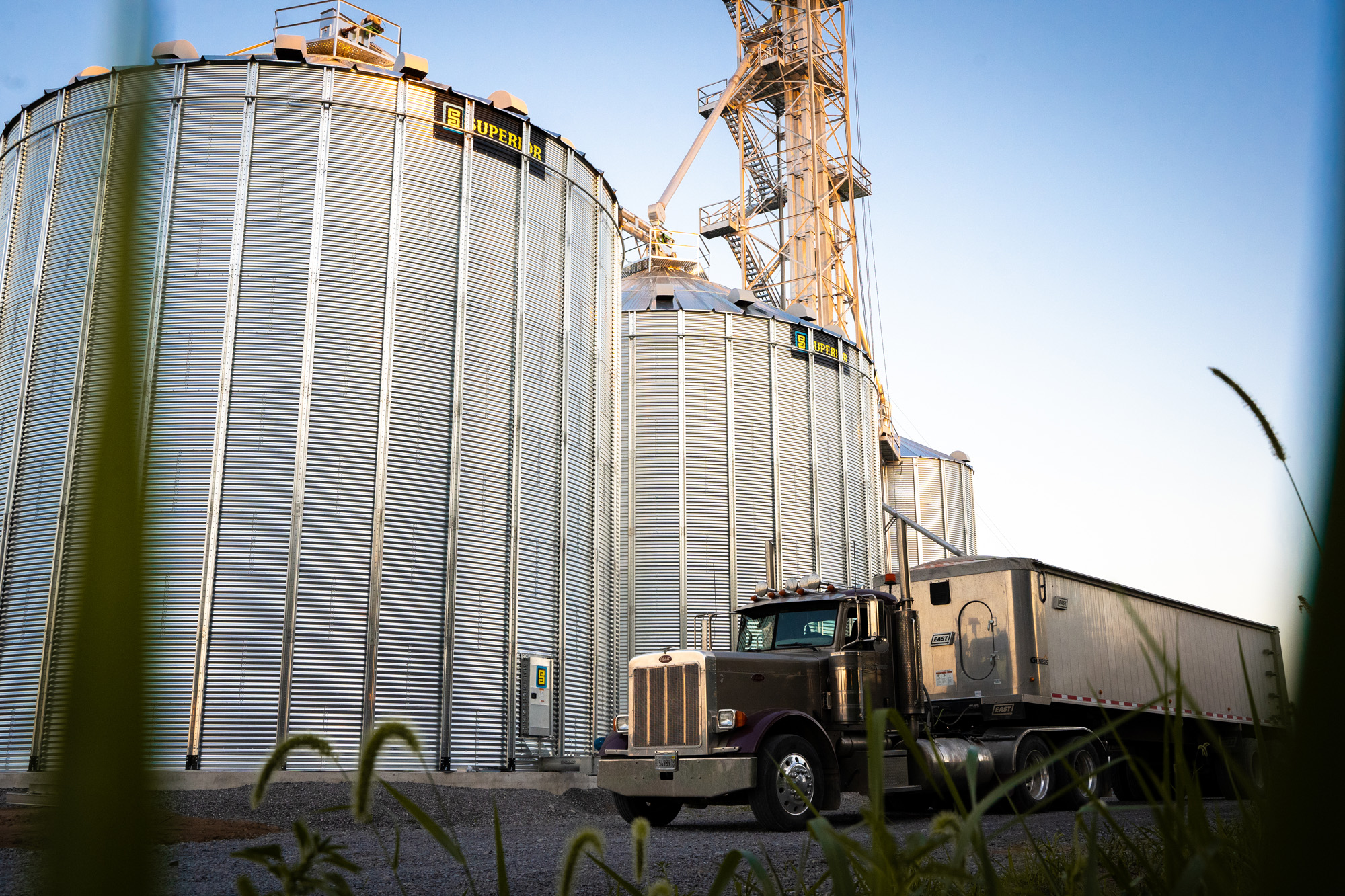corn drying farm storage